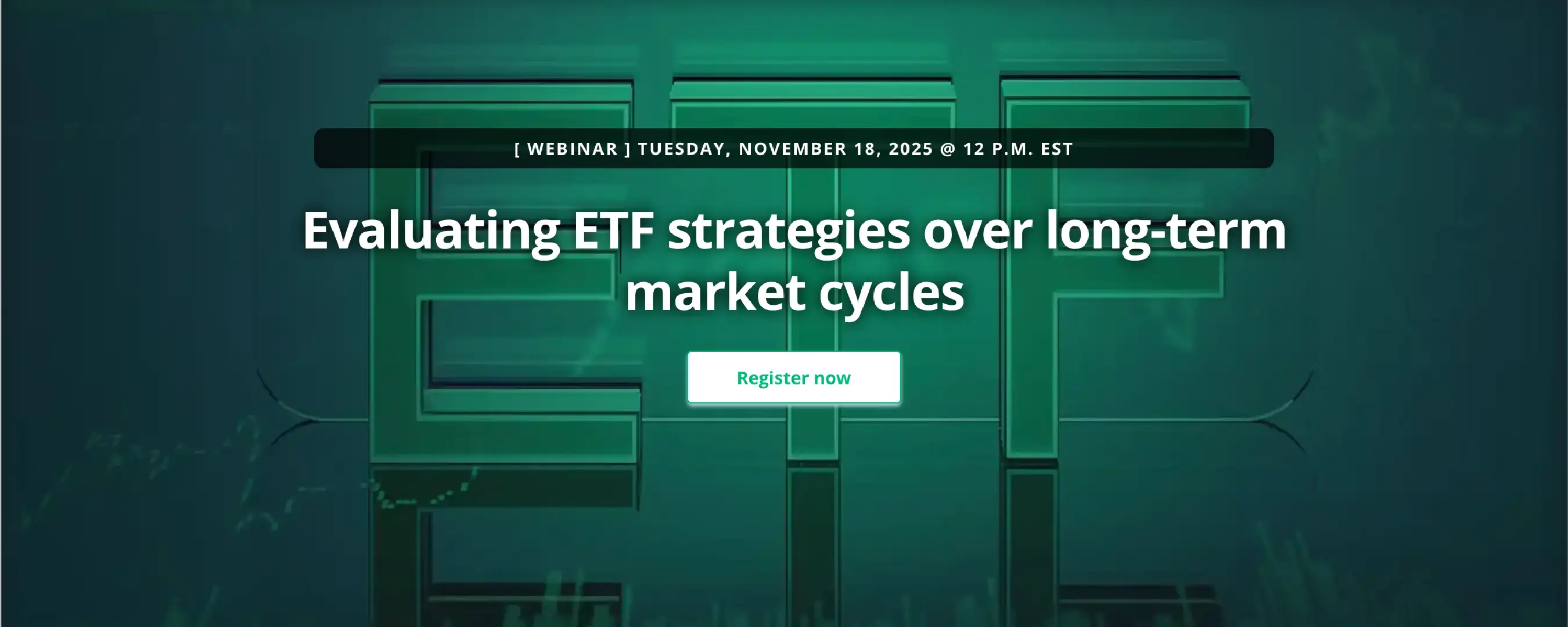 ETF strategies webinar
